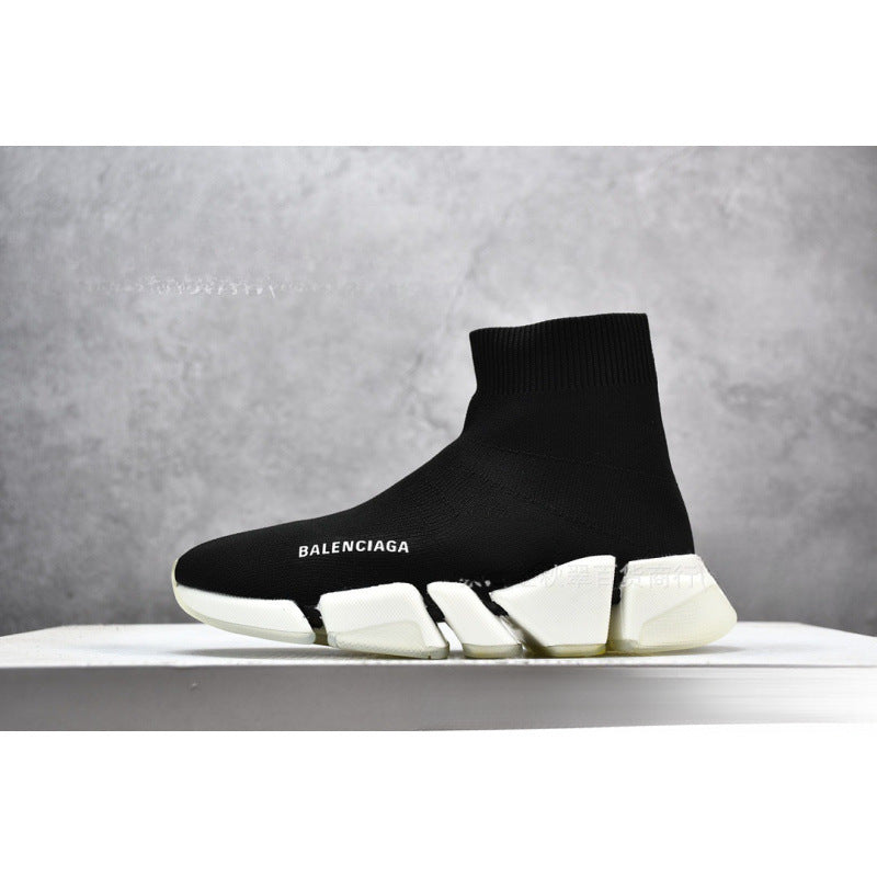 Balenciaga Putian socks, shoes, stretchy high-top dad shoes, men's and women's platform height-boosting shoes, casual and versatile couple sneakers