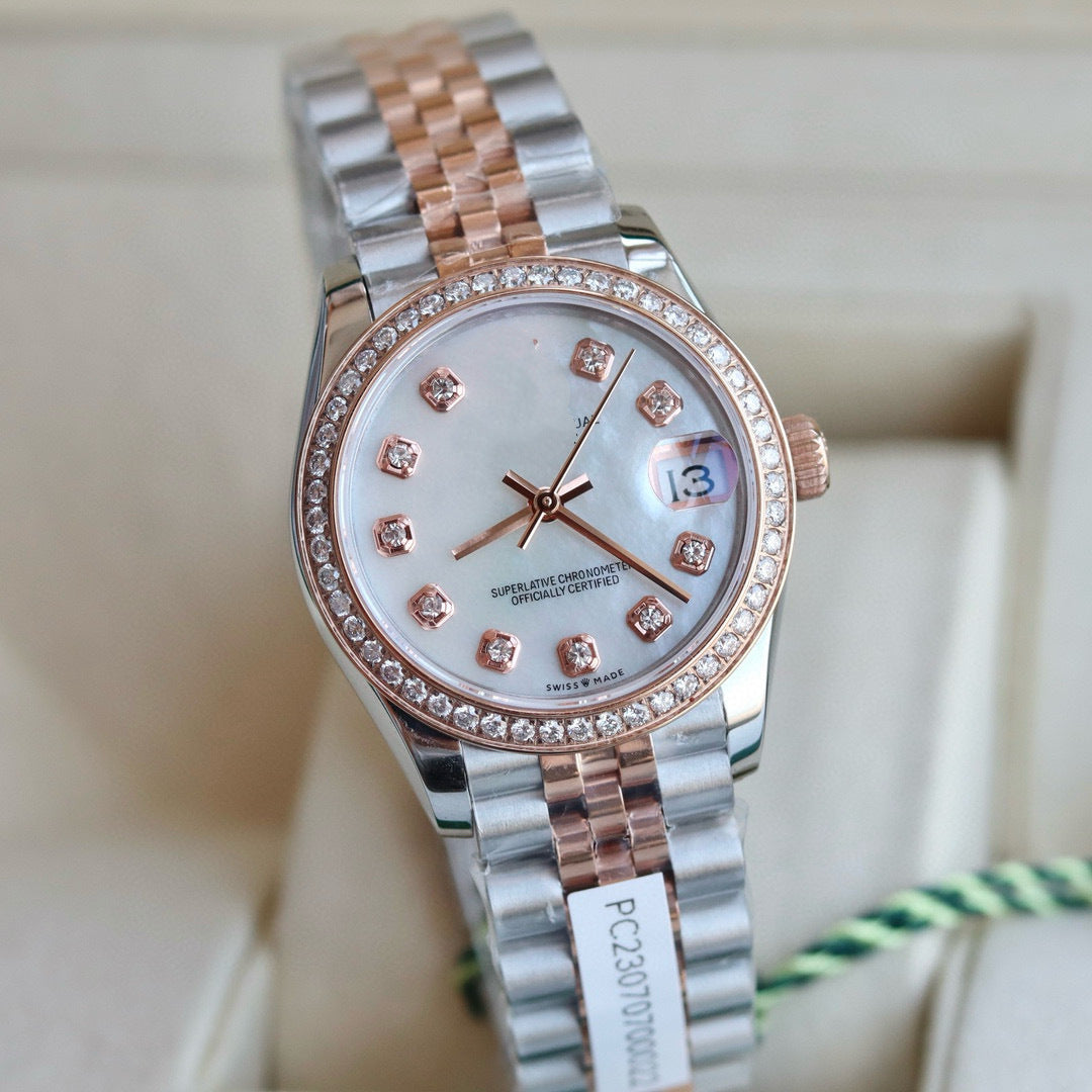 ROLEX GS Factory Oyster Perpetual Datejust Ladies Diamond Star 2236 Fully Automatic Mechanical Ladies Watch