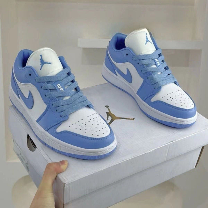 Nike Pure black high heel toe low top retro basketball shoes men's and women's sneakers couple board shoes mail to adult order