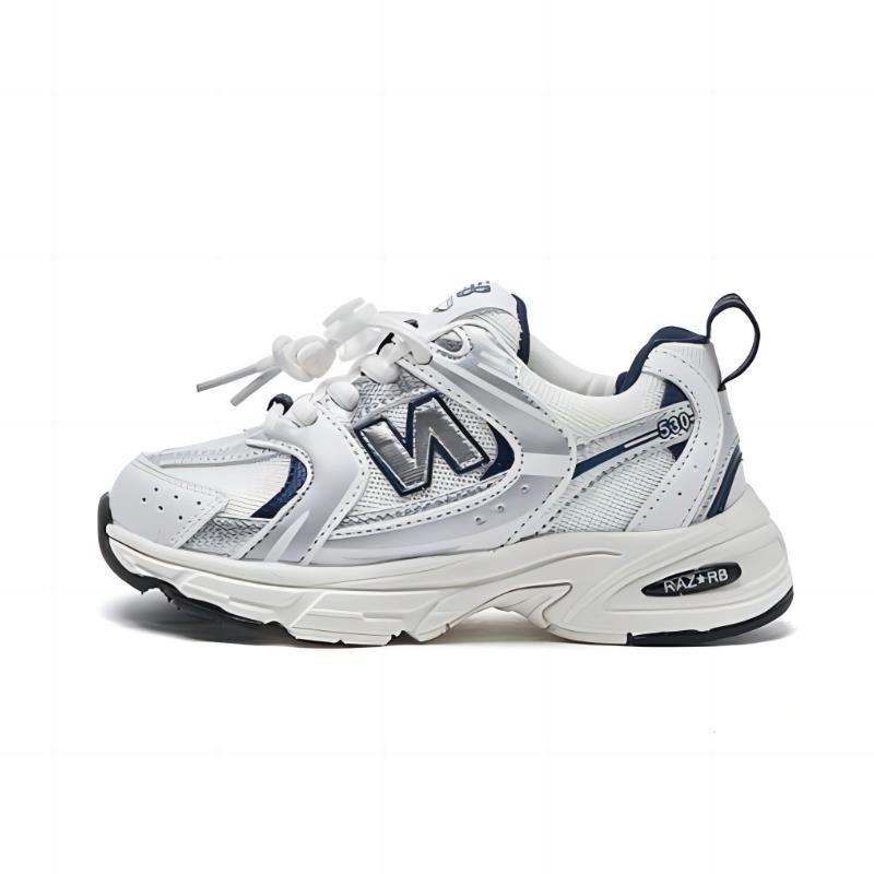 New balance Children's shoes wholesale 2025 spring and autumn new girls' parent-child sneakers four seasons boys' dad shoes children's casual shoes