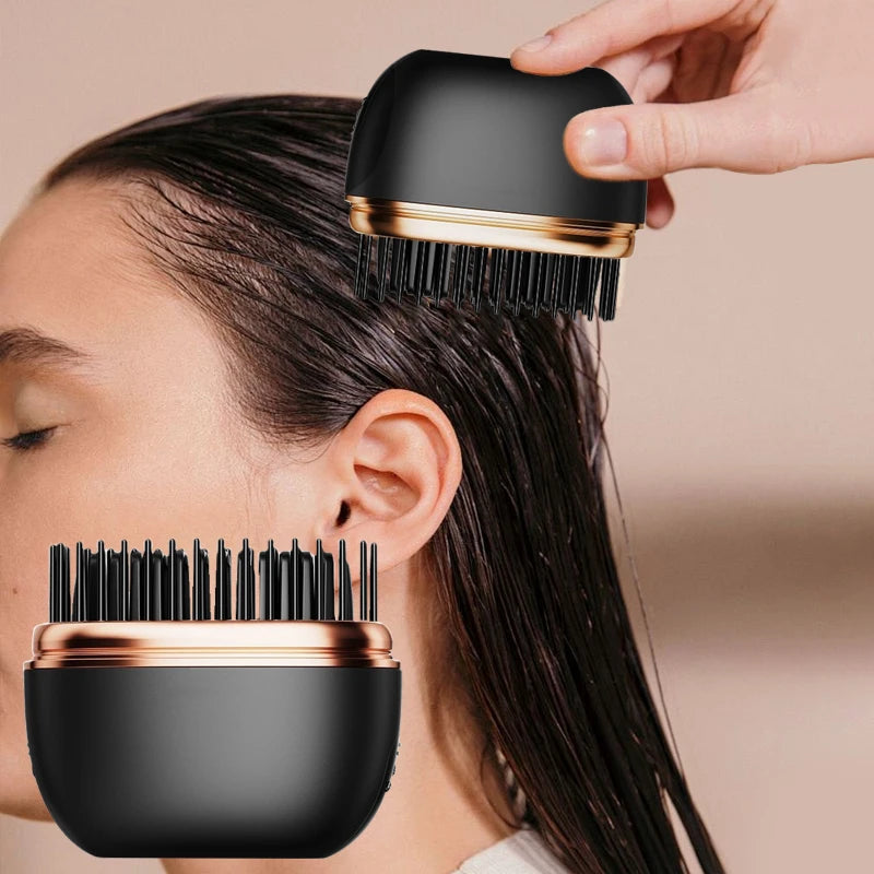 Mini straightening comb, portable and stylish straightening tool, USB charging wireless straightening comb ﻿