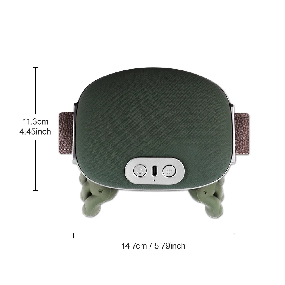 Neck Massager Finger Pressure Shiatsu Neck Back and Shoulder Massager Electric Kneading Neck Deep Massage Muscle Relax