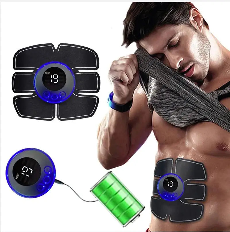 Abdominal Muscle Massager Fitness ABS Arm Training Patches Muscle Exercise Instrument USB Charging Home Men