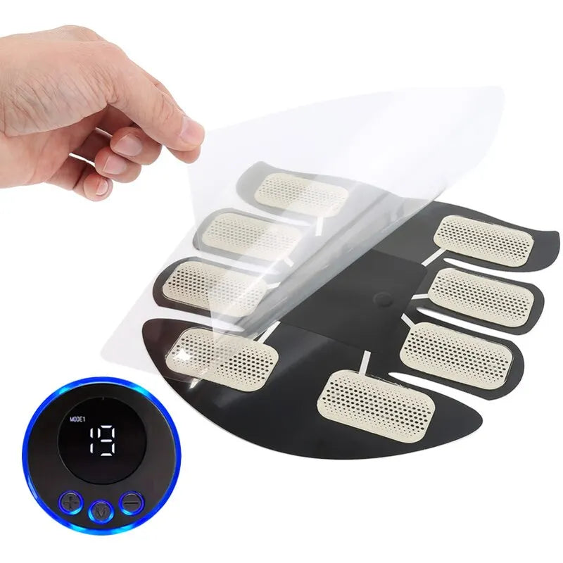 Abdominal Muscle Massager Fitness ABS Arm Training Patches Muscle Exercise Instrument USB Charging Home Men