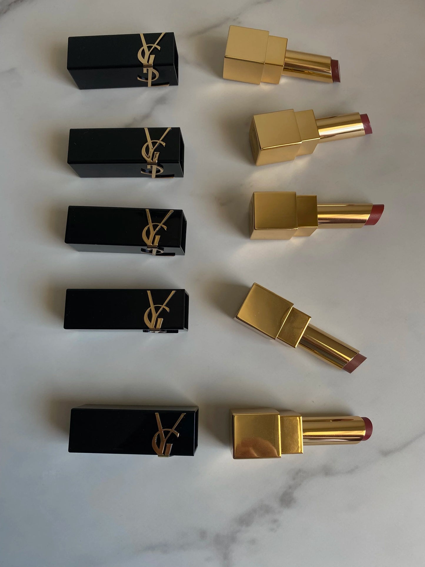 YSL velvet matte small gold bar lipstick rich color development big-name lipstick direct sales